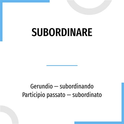 subordinare